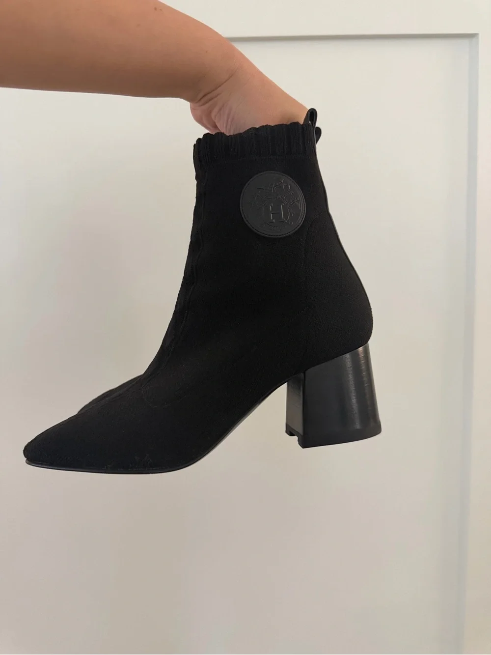 Hermes knitted boots